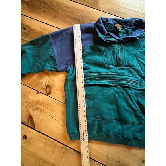 Vintage Eddie Bauer Men's 1/4 Zip Pull over Jacket/sweater. Pockets! Size Small. - Picture 10 of 10